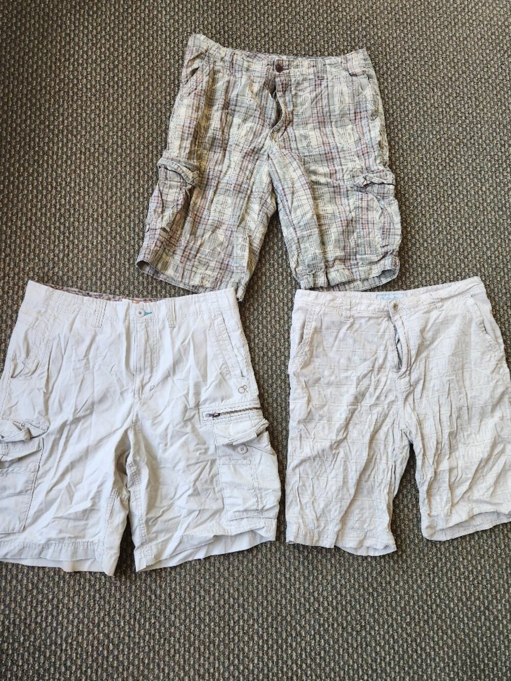 Mens Cargo Short Size 36 LOT of 3 Pair Quicksilver Op Mens Fashion